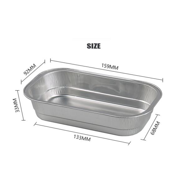 лоток сотейника авиакомпании самолета пищевых контейнеров алюминиевой фольги 320ml алюминиевый с крышкой