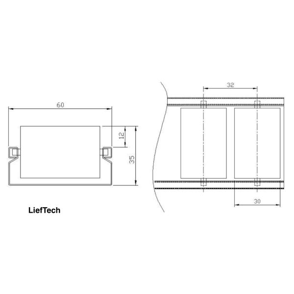 Стальные плаконовые ролики ширина канавки 60 мм стандартный тип с маленьким колесом