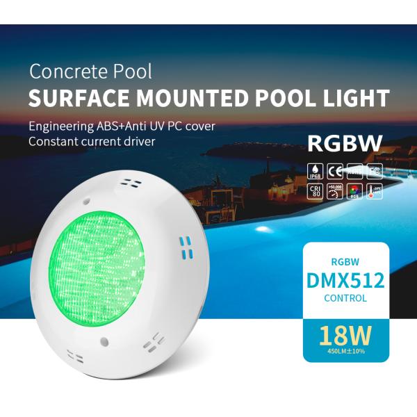 пластиковый поверхностный свет 18W DC12V SMD5050 бассейна СИД держателя 1400ma