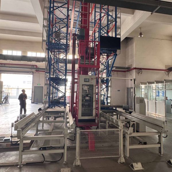 Servo Driven Pallet Stacker Crane ASRS High Bay Automated Stacker Crane