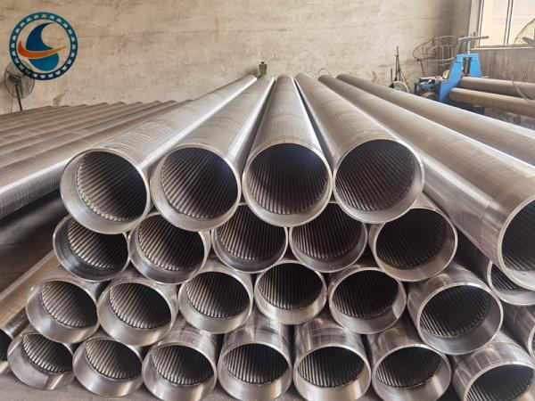 Non Magnetic Wedge Wire 0.25mm Slot Sand Control Screens Stainless Steel For Water Well