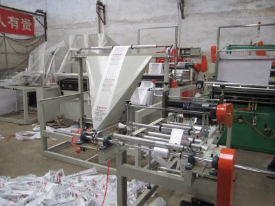 Heat Sealing HDPE LDPE T-shirt Bag Making Machine 1150mm - 1200mm Width
