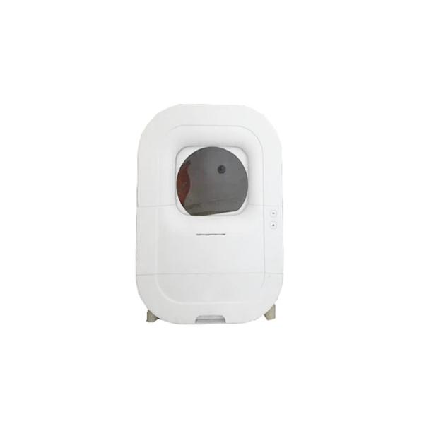 Smart Self Cleaning Large Capacity 12L White Plastic Pet Cat Litter Box for 1-8kg Cats