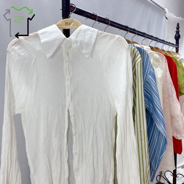 Vintage Women's Used Summer Clothing Mixed Style Summer Shirts Comfortable Bulk