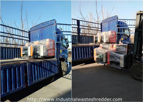 Retalhadora Waste industrial giratória das lâminas 380v dos fios