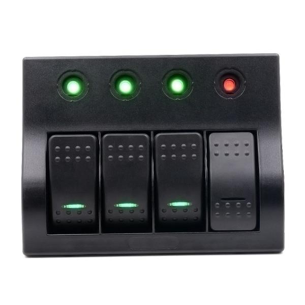 DC12V 360W Waterproof Boat Electricals With 4 Control Dual Color