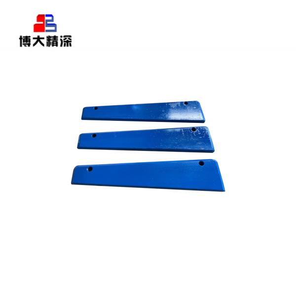 High Manganese Steel TRAIL PLATE for Barmac B9150 VSI Crusher Optimal Performance