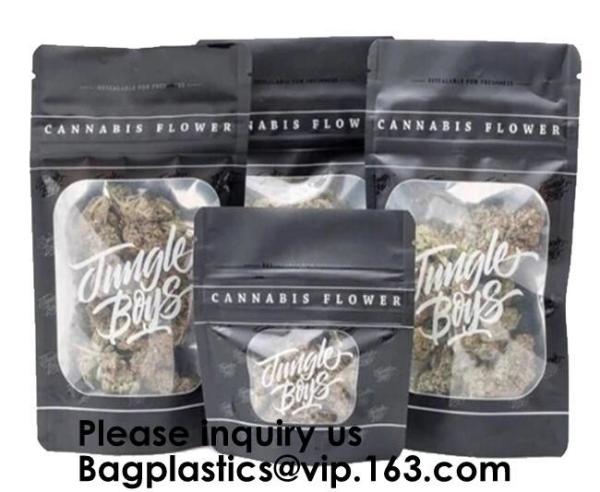 Cigar, Tobacco, Smell Proof Pouch, Herbal Incense, Child Resistant Zip Pouches, Childproof Packaging, Mylar Bags