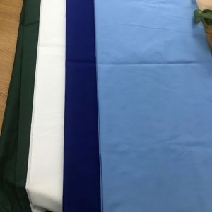 Polycotton 65 35 Blend TC Poplin Uniform Shirt Fabric 57/58'' Plain Weave 1/1