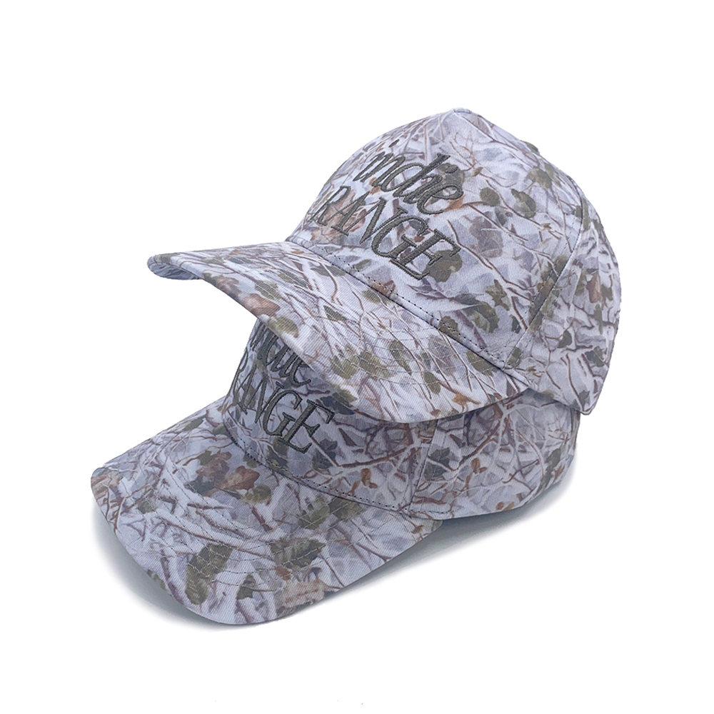 Women Baseball Cap Custom 5 Panel Full Printing Camo Pattern Embroidery Logo Cotton High Crown