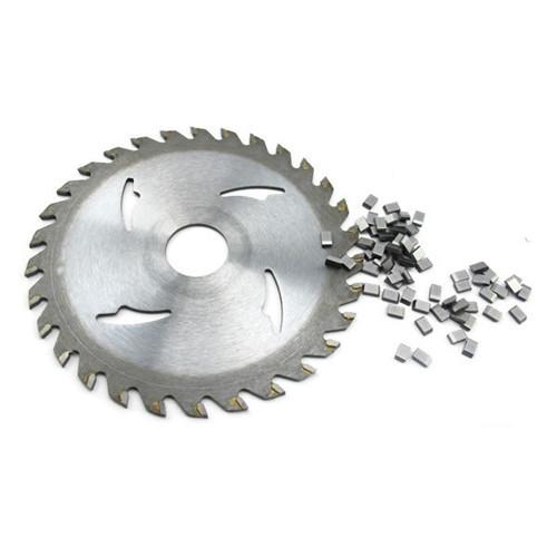 Cutting Non Ferrous Metal Saw Blade Tips Tungsten Carbide Wear Parts ISO Standard