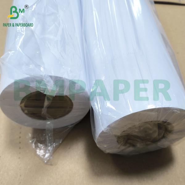 Papel de impressão a jato de tinta a cores 150 gr Papel branco revestido de um lado 914 mm x 30 m Rolo