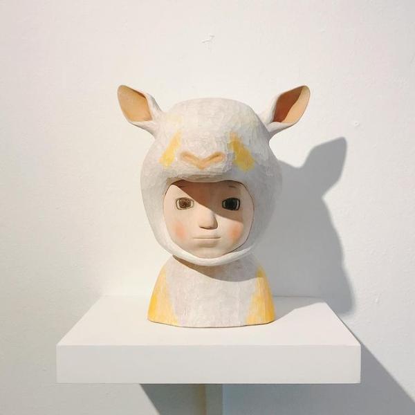 OEM Large Wooden Carved Animals Sculpture Exhibition No Damage