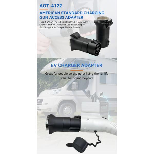 AOTAI J1772 To NEMA 5-15 16A 3.5KW EV Charger For Golf Car On Station
