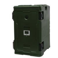 120L Green Insulated Food Pan Carrier  CFC Free Thermo Preserving 8 Layers For Hot Food