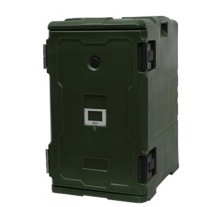 120L Green Insulated Food Pan Carrier CFC Free Thermo Preserving 8 Layers For