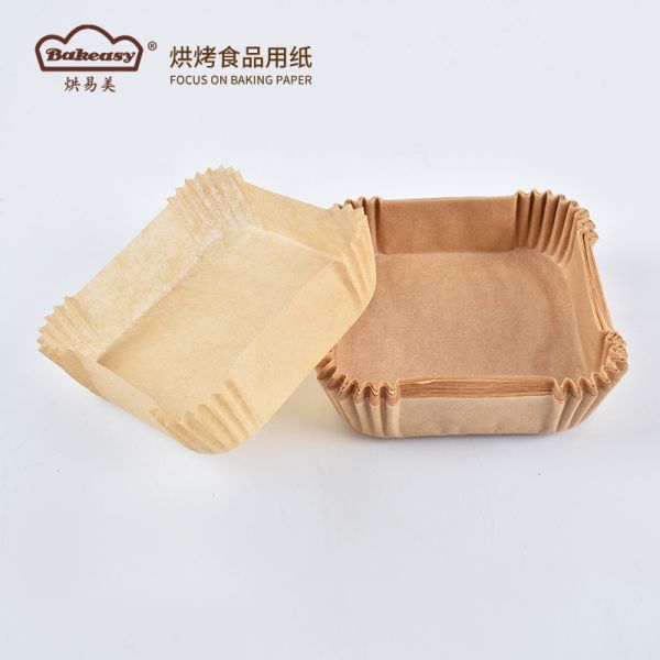 Food Grade Greaseproof Square Loaf Tin Liner Disposable Muffin Cake Paper Liners