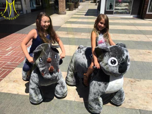 Hansel coin and non coin operated animal amusement park rides equipment for rent
