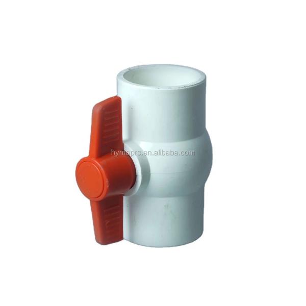 STANDARD Length PVC Octagonal Ball Valve with 1/2 Socket and ANSI Plastic Valves