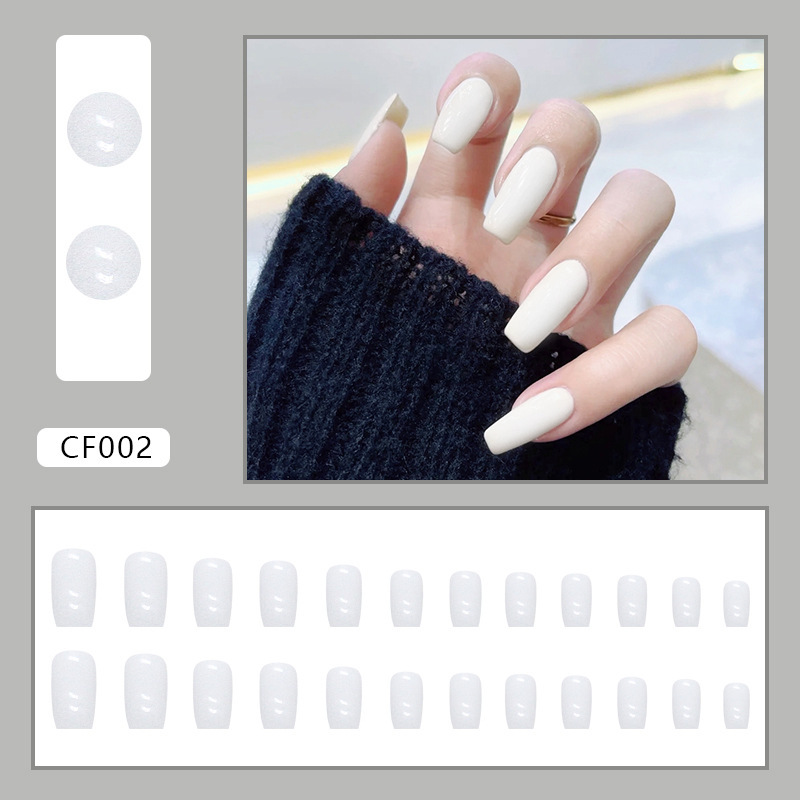 Short Medium Solid Color Press On Nails Almond False Nails OEM ODM