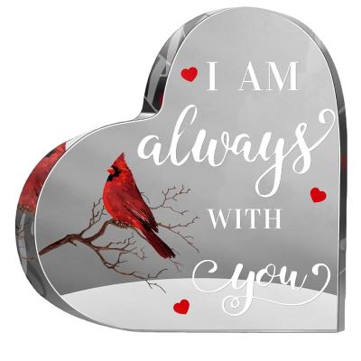 Heart Shaped Acrylic Ornaments Wedding Centerpieces Table Decoration Custom Acrylic Products Manufacturer