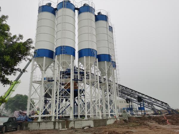 50 Ton 100 Ton Batching Plant Accessories Cement Storage Silo Single Double