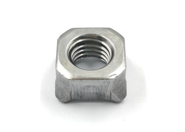 Plain Mild Steel JISB1196 Square Weld Nuts for Automobile Industry M4-M12