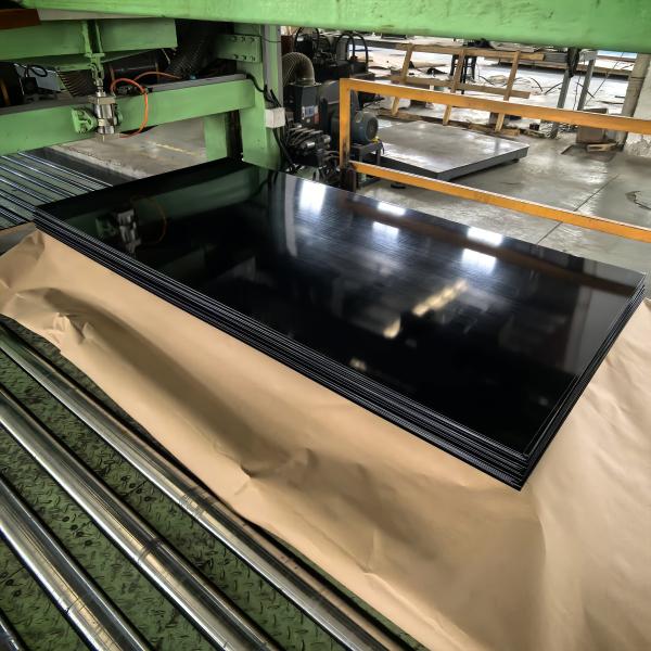 Aleación de decoración del edificio 1060 H24 Hoja de aluminio recubierta de color 0.28 x 914 mm RAL 9005 Panel compuesto de aluminio Producción
