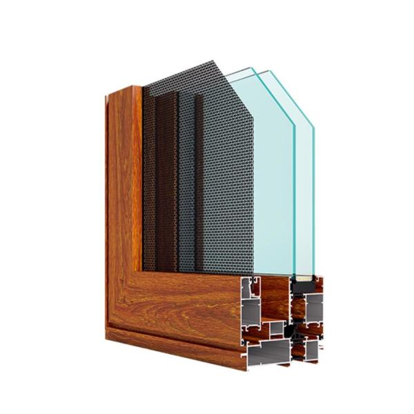 Atomic Silver Aluminum Fiberglass Curtain Wall Electricity Saving