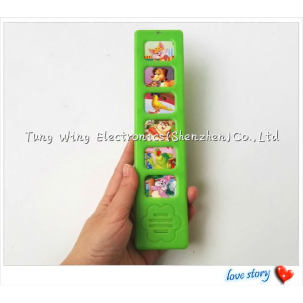 EN71 Recordable Animal Sound Book Module 6 Keys With 29*7mm Speaker
