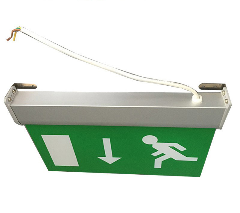 Maintained Double Sided Battery Powered Emergency Aluminum Exit Sign DSL010AM