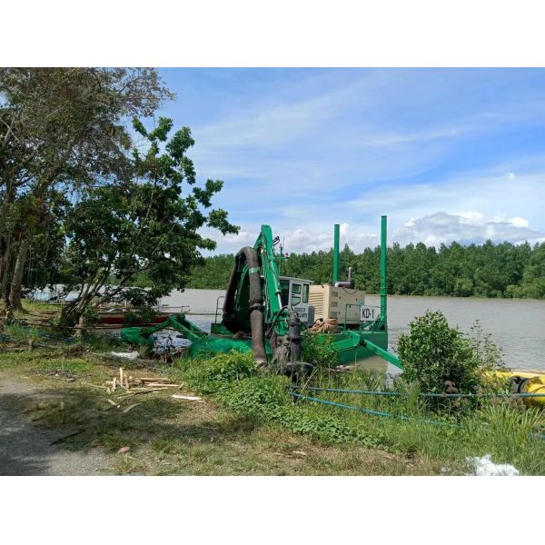 3 Stage Head Watermaster Amphibious Multipurpose Dredger 30t with Ladder Winch JC-3000