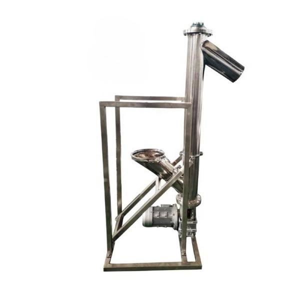 Cement Flexible Auger Feeder Stainless Steel Screw Conveyor With Heat Resistant