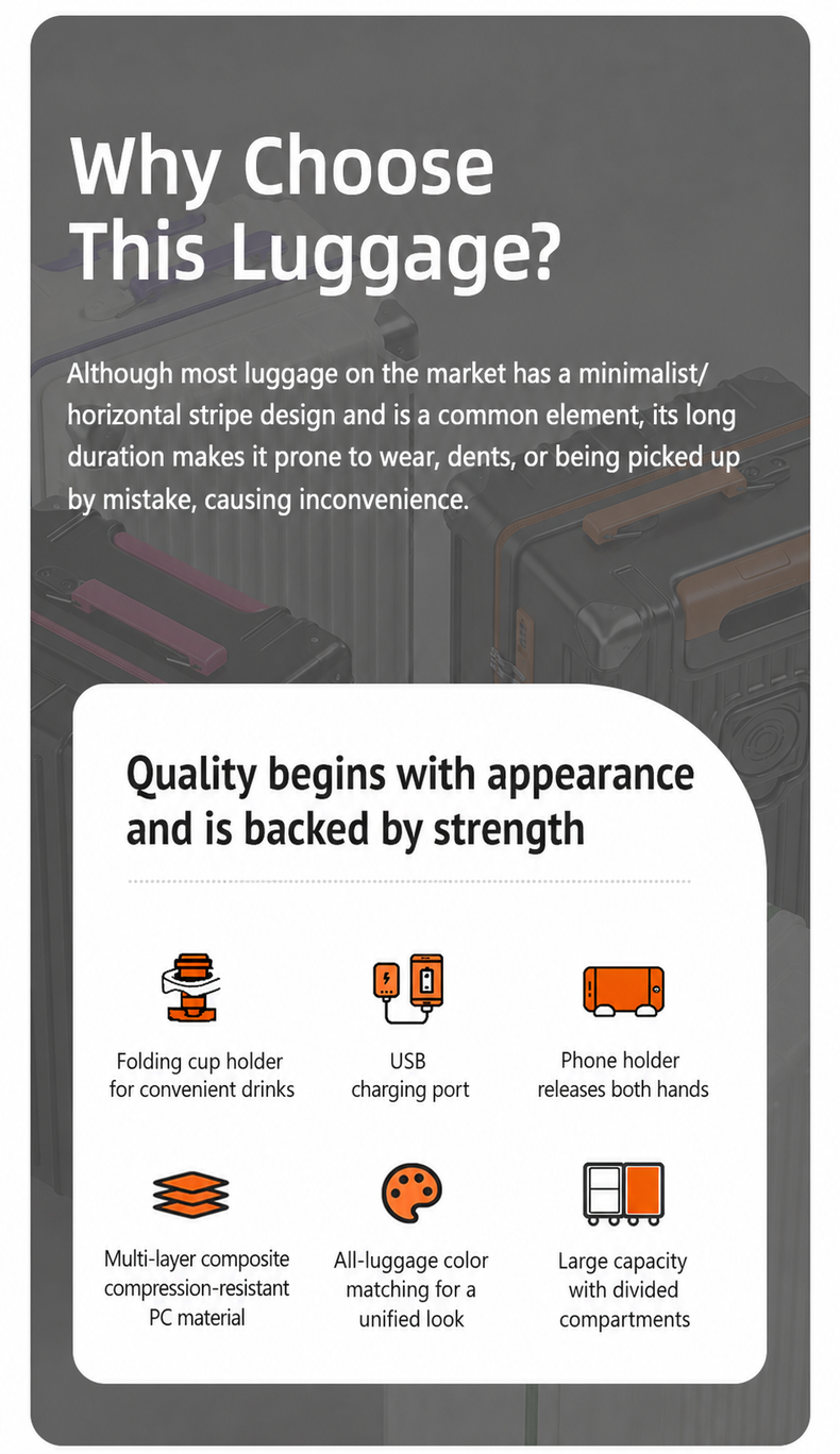 20 Inch Luggage with TSA Lock