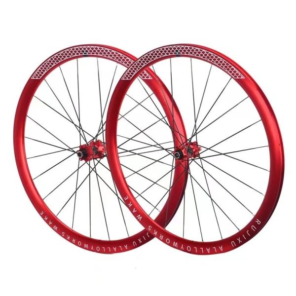 Road Bicycles Alloy 700c Gravel Wheelset Clincher Type Carbon Fiber Hub With Disc Brake