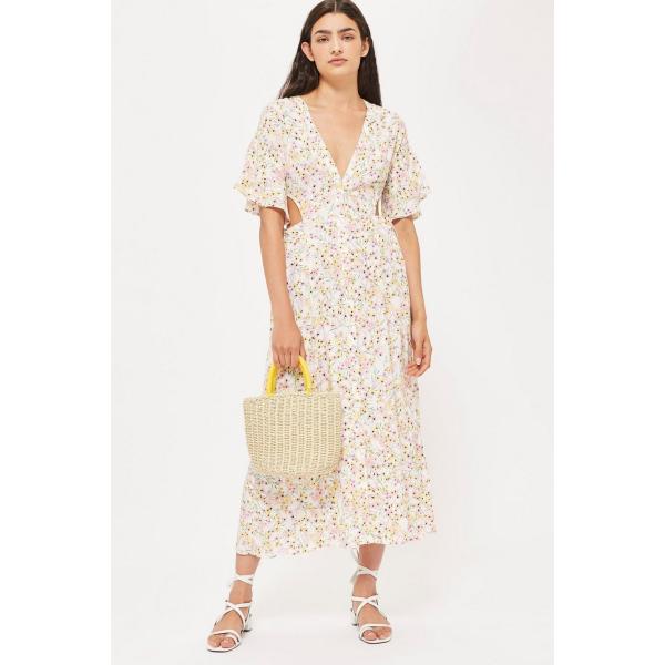Bohemian V-neck Floral Dress - Breathable Casual Dresses for Women