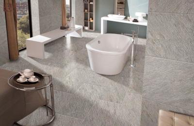 Luz - a telha cinzenta do banheiro da porcelana/porcelana exterior interna telha 60 x 60 Cm