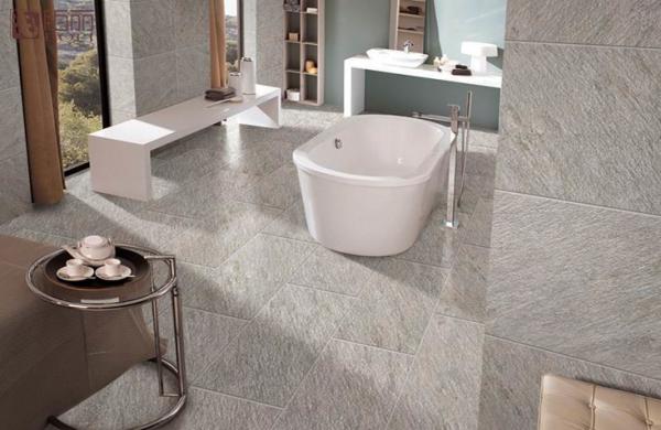 Full Polished Porcelain Floor Tile Compression Resistance Maintenance Free