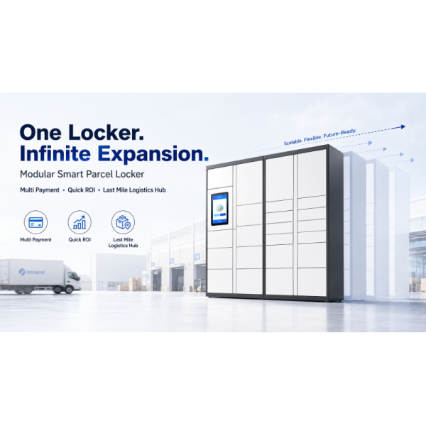 Modular Smart Parcel Locker with Multi Payment Options for Quick ROI in Last Mile Logistics