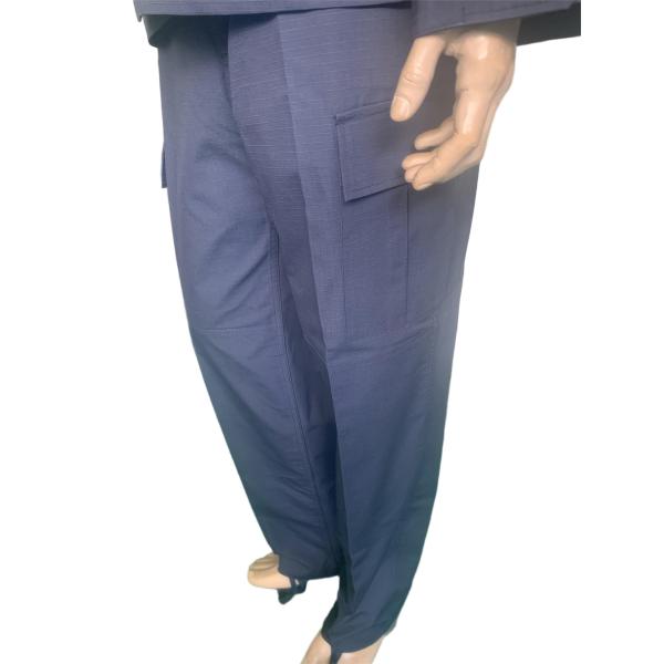 Veste d'uniforme militaire bleue personnalisable avec plusieurs poches