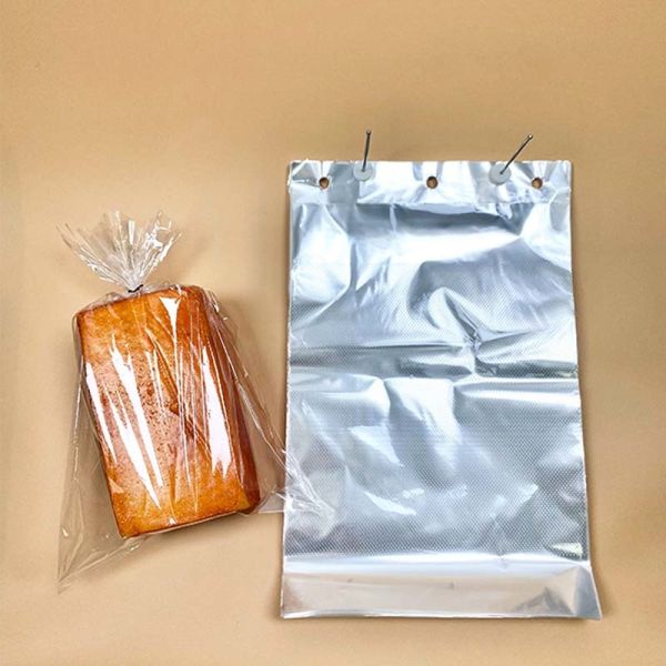 Breathable Micro Perforated Bag Anti Fog Wicketed Bread Bags Customizable For Toast Packaging