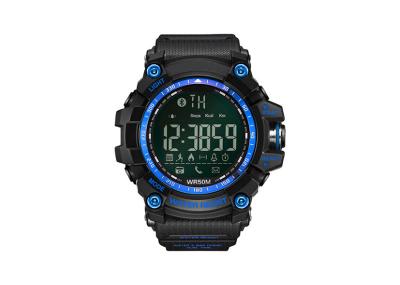 Bluetooth Waterproof Plastic Sports Watch Intelligent Movement With Plastic Strap