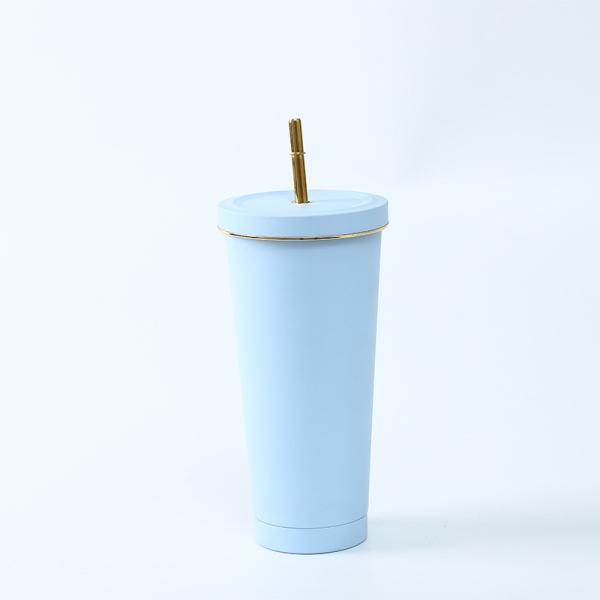 Single Wall Stainless Steel 304 Car Coffee Tumbler 750ml Colorful