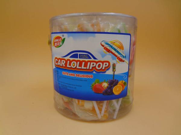 Lucettes qui respecte l'environnement de voiture de course de bonbon dur sain fruité doux multicolore