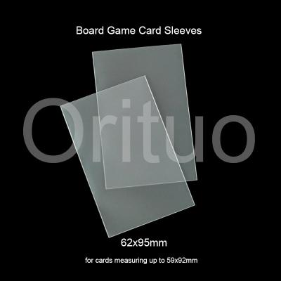 Mangas gamegênicas foscas 62x95mm sem ácido mangas fissionais