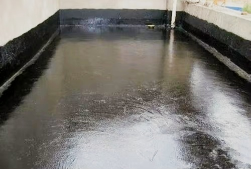 Fast Dry Flat Roof Liquid Membrane With Emulsified Asphalt Brush Drying Time 4 - 6 Hours