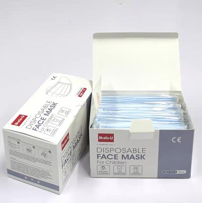 Blue Disposable Medical Face Mask , Earloop MDR Kids Face Mask 3 Layers