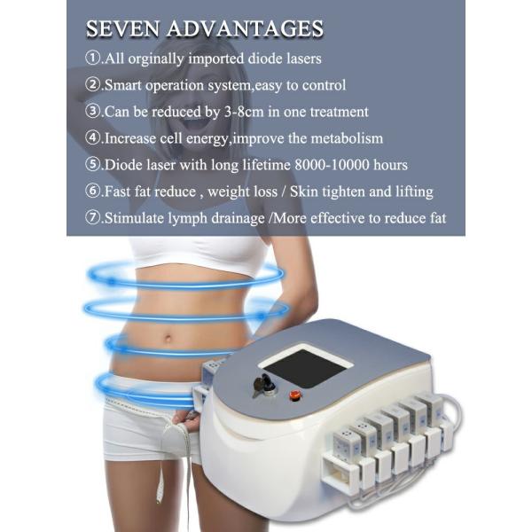 Burn Fat Lipo Laser Slimming Machine 650nm Mutilanguage Cellulite Treatment Machine