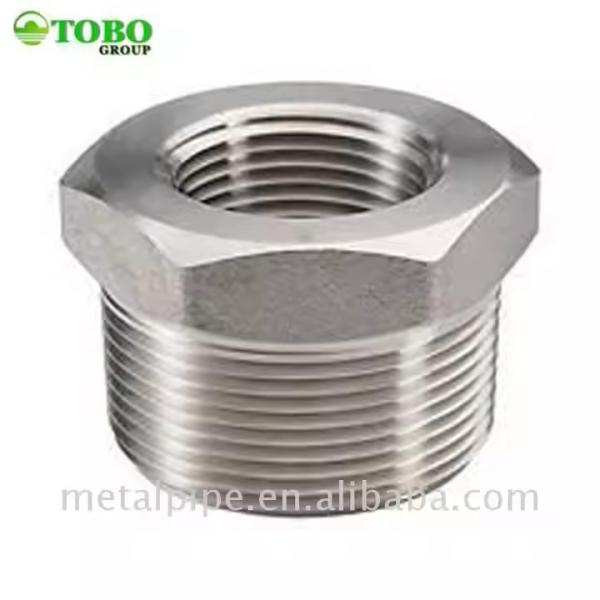 TOBO Brass Pipe Fitting 1/2 Male X 1/2 Female NPT Brass Reducer Hex Reducing Bushing