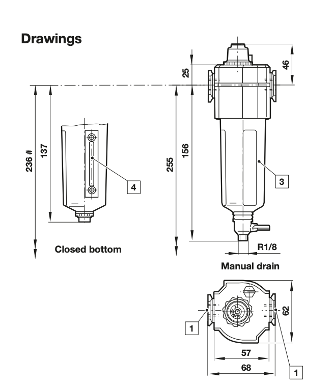 Heavy Duty Pneumatic Lubricator Norgren L73M-3GP-ETN with Adjustable Oil Drip Control